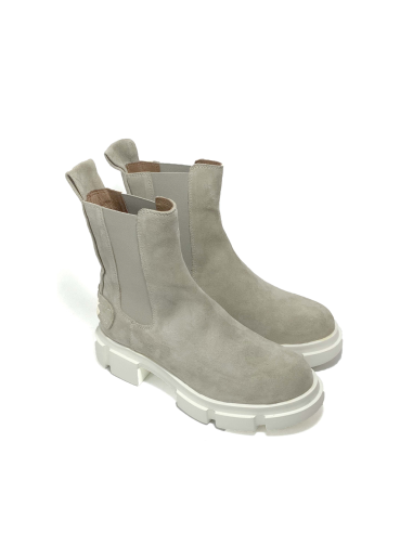 boots-bottines francs rose metal