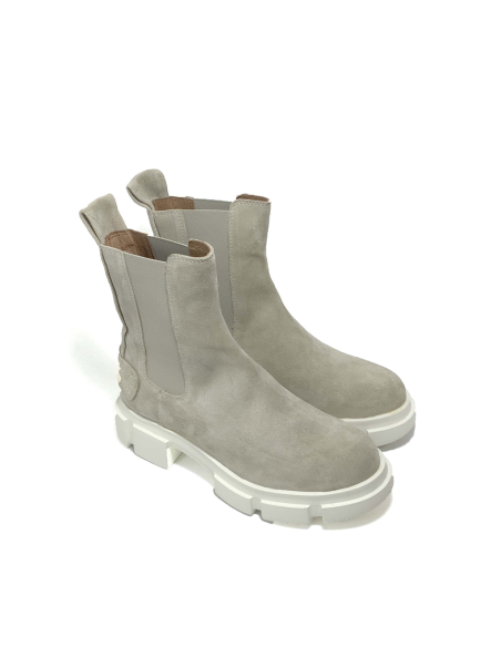 boots-bottines francs rose metal