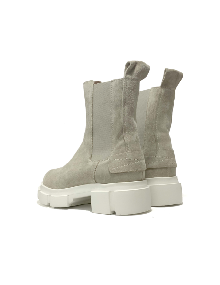boots-bottines francs rose metal