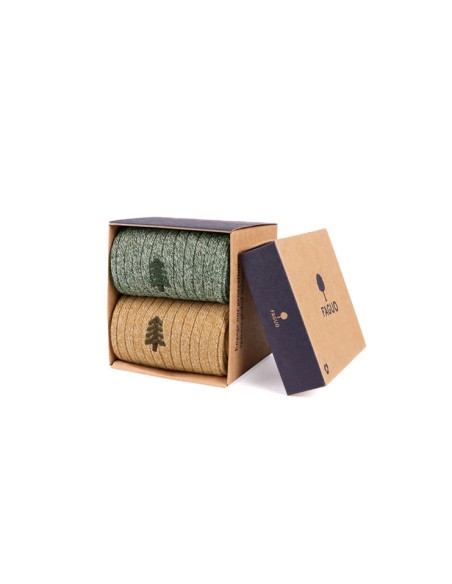 chaussettes longues socks cotton faguo