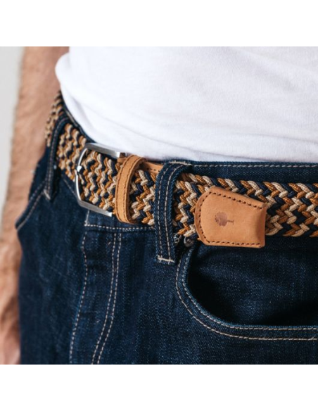 ceintures belt nylon bicolor faguo