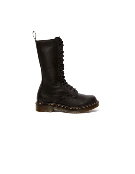 bottes Virginia leather high boots dr martens