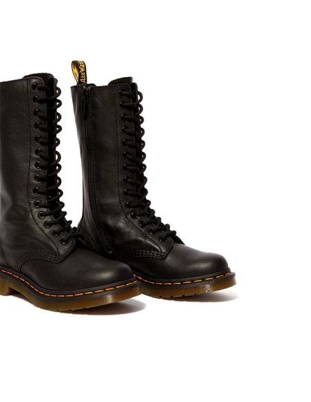bottes Virginia leather high boots dr martens