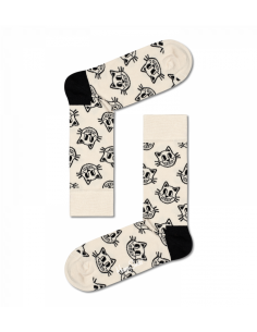 chaussettes longues cat sock happy socks