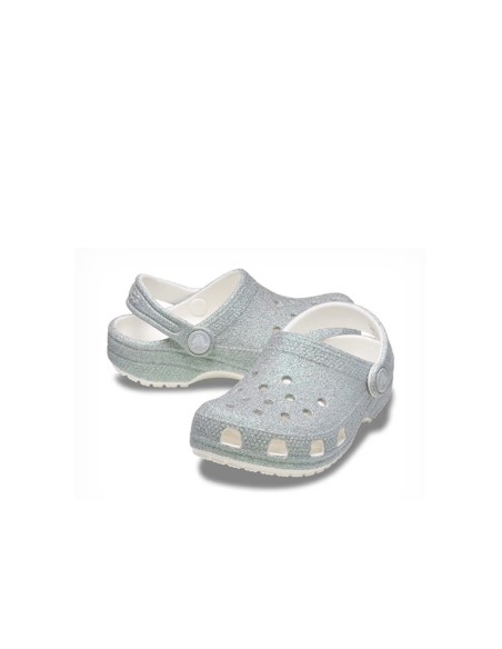 classic iridescent glitter clog