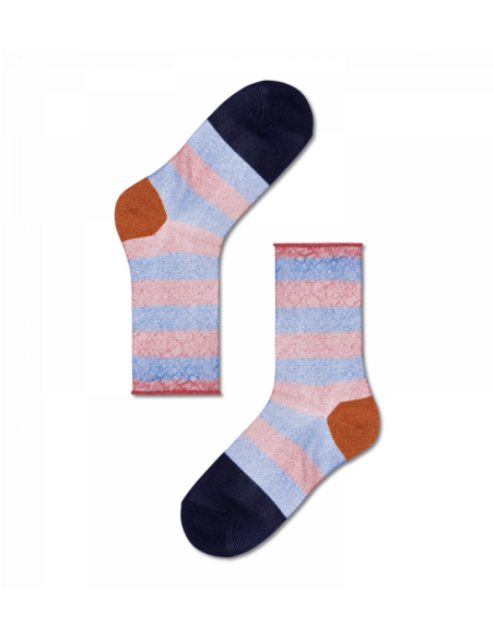chaussettes longues franca ankle sock happy socks