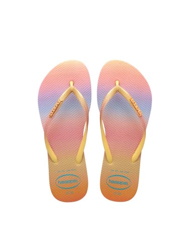 sandales nu-pieds slim gradient sunset havaianas
