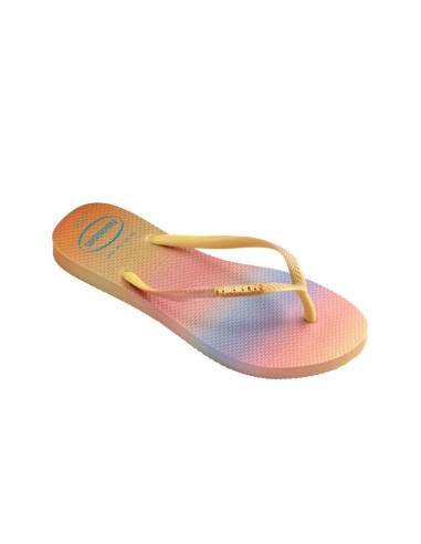 sandales nu-pieds slim gradient sunset havaianas
