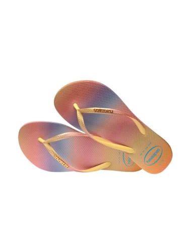 sandales nu-pieds slim gradient sunset havaianas