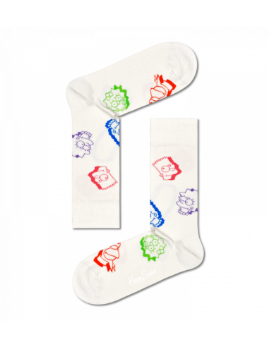 chaussettes longues the simpsons family  happy socks