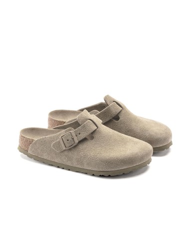 sandales nu-pieds boston sfb velour f birkenstock