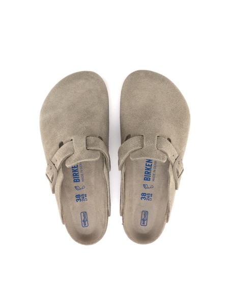 sandales nu-pieds boston sfb velour f birkenstock
