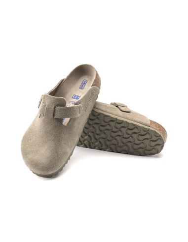 sandales nu-pieds boston sfb velour f birkenstock