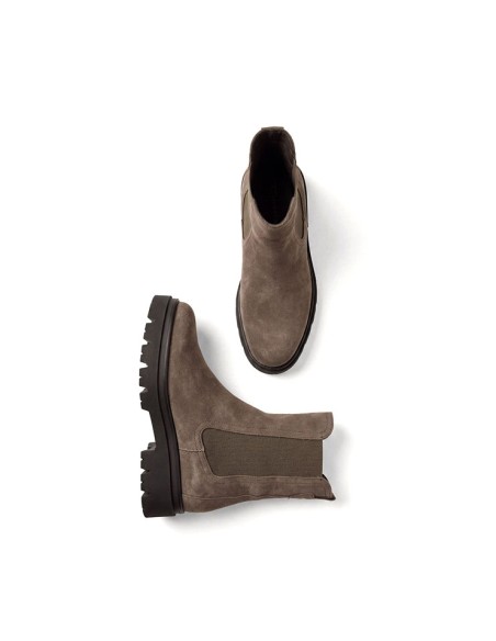 taupe suede