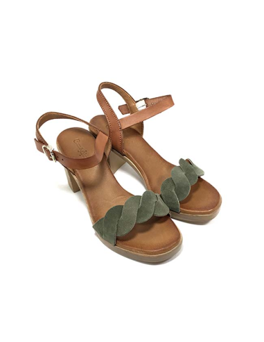 sandales nu-pieds coal coco & abricot