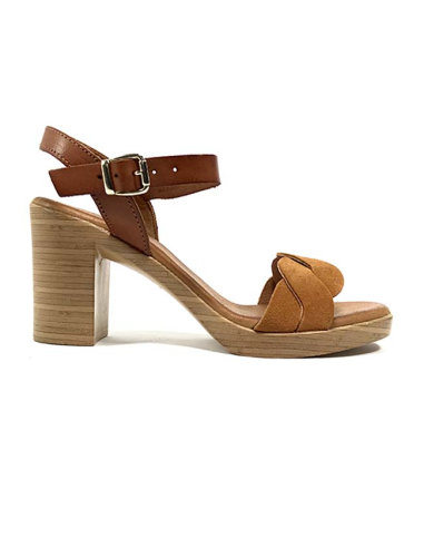 sandales nu-pieds coal coco & abricot