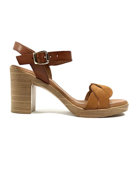 sandales nu-pieds coal coco & abricot