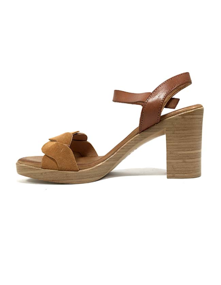 sandales nu-pieds coal coco & abricot