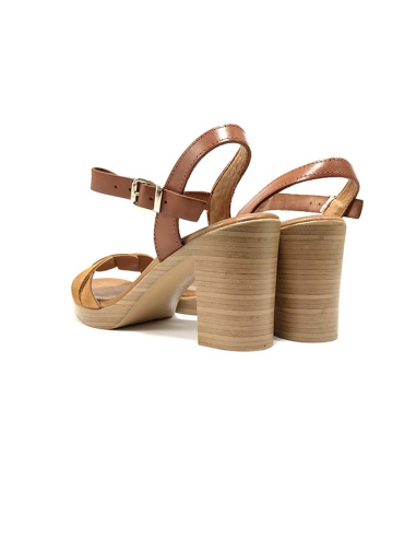 sandales nu-pieds coal coco & abricot