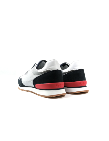 baskets sneakers cross 4 basic chambray pepe jeans