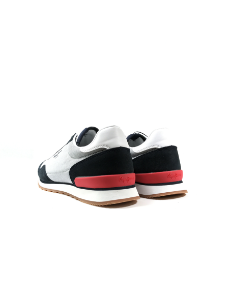 baskets sneakers cross 4 basic chambray pepe jeans