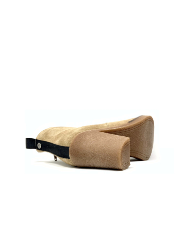 boots-bottines frain rose metal