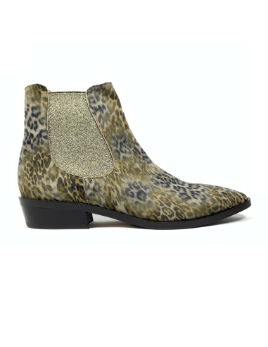 boots-bottines fraize rose metal
