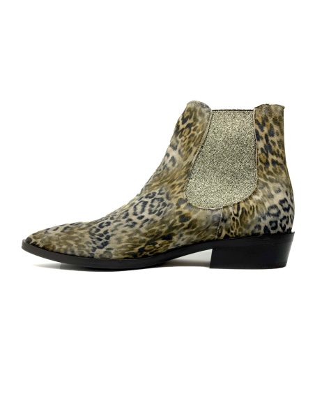 boots-bottines fraize rose metal