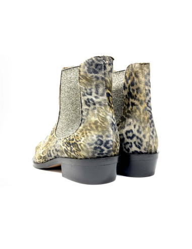 boots-bottines fraize rose metal