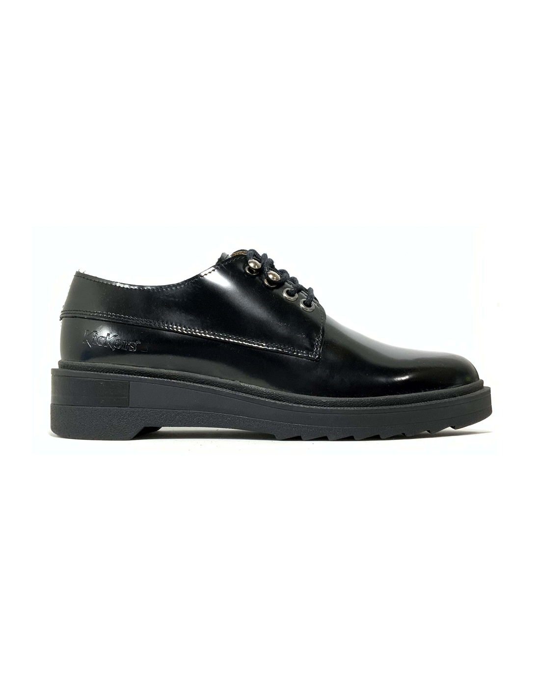 Derbies Kickers Aldaric Pour Femme - Cuir - Style Ville - Confortable Et Classique