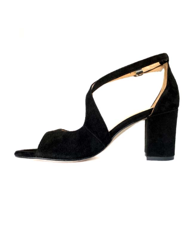 sandales nu-pieds emelle rose metal