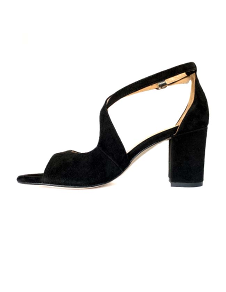 sandales nu-pieds emelle rose metal