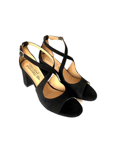 sandales nu-pieds emelle rose metal
