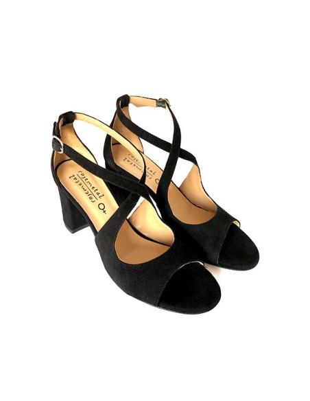 sandales nu-pieds emelle rose metal