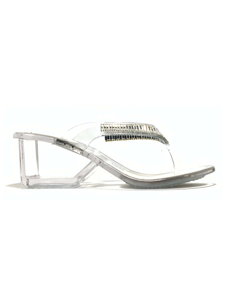 sandales nu-pieds jean elue/meta