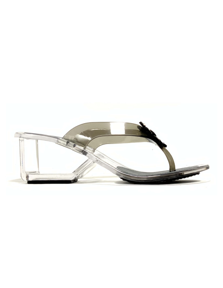 sandales nu-pieds jean elue/meta