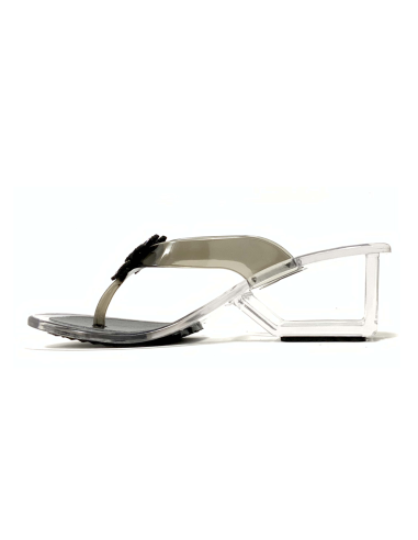 sandales nu-pieds jean elue/meta