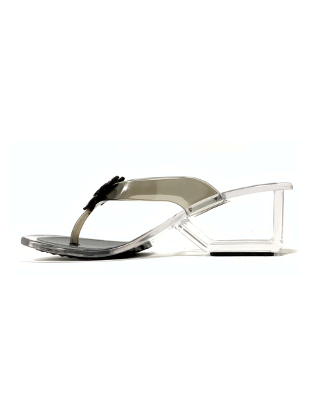 sandales nu-pieds jean elue/meta