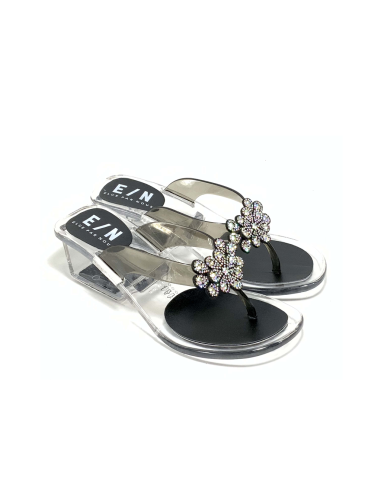 sandales nu-pieds jean elue/meta