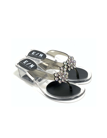 sandales nu-pieds jean elue/meta