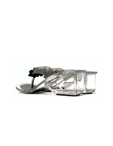 sandales nu-pieds jean elue/meta