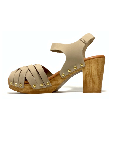 sandales nu-pieds v1682 coco & abricot