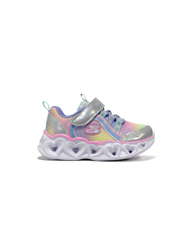 baskets sneakers heart light rainbow lux skechers