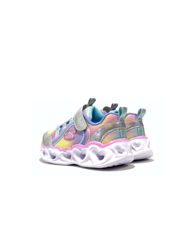 baskets sneakers heart light rainbow lux skechers