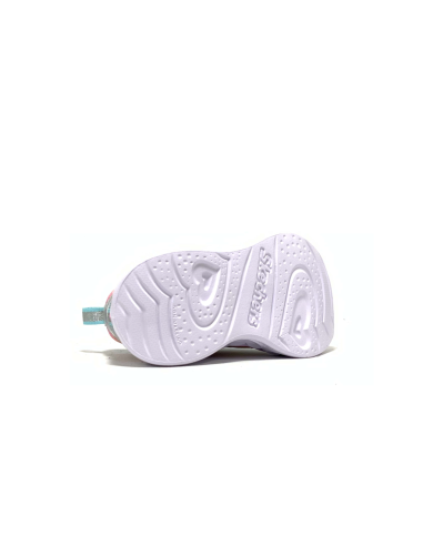 baskets sneakers heart light rainbow lux skechers