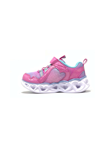 baskets sneakers heart light rainbow lux skechers