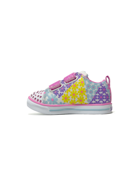 baskets sneakers sparkle lite mini blooms skechers