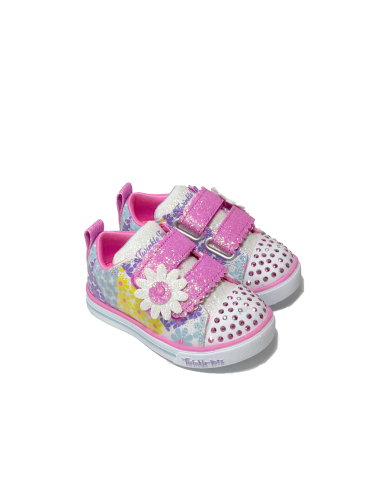 baskets sneakers sparkle lite mini blooms skechers