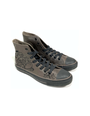 baskets sneakers tattoo flower hi converse