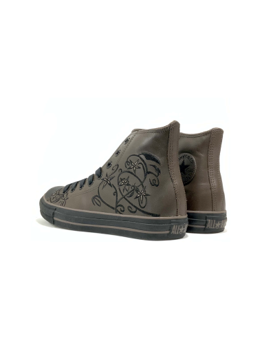 baskets sneakers tattoo flower hi converse
